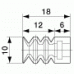 パッド・ＴＲＳ・Φ１０・ＳＳ（１０個）