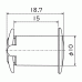 パンロック黒　Φ１０×１５（１００個）